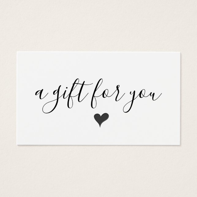 Certificat cadeau d'entreprise simple et moderne (Devant)