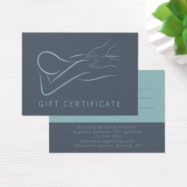 Certificat cadeau du massothérapeute (Bureau)