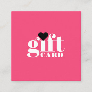 Certificat cadeau du salon de coiffure rose blanch