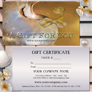 Certificat cadeau élégant Shell Festive