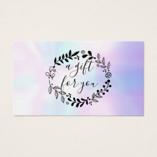 Certificat cadeau Holographique Woodland Garland