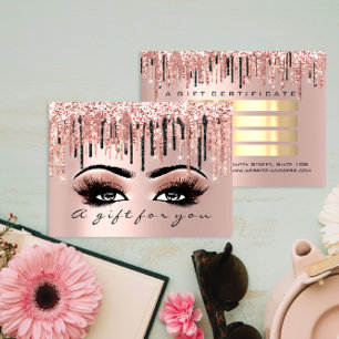 Certificat cadeau maquillage Eyelash Coiffure Micr