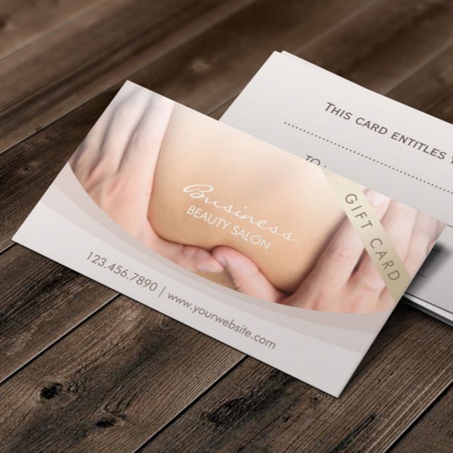 Certificat cadeau Massage Thérapie Salon Spa (Créateur téléchargé)