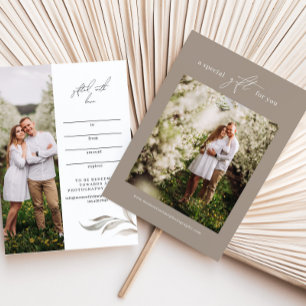 Certificat cadeau photo moderne Carte cadeau