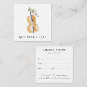 Certificat Cadeau Professeur de Musique Musicien G