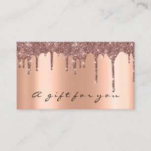Certificat cadeau Rose Gold Metallic Elegant Drive