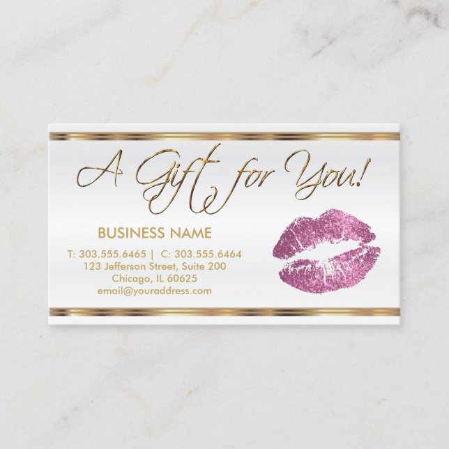 Certificat cadeau So rose Lipstick Business (Devant)