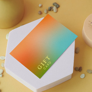 Certificat Esthétique Holographique Dégradé Cadeau