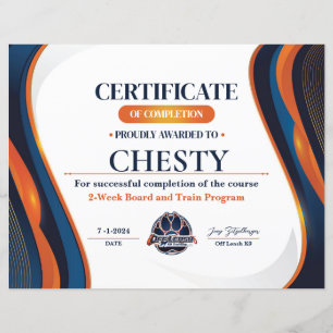 Certificate #13