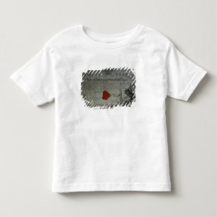 Certificate issued by the Worshipful Master Toddler T-shirt