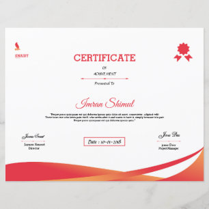 Certificate Of Achievement