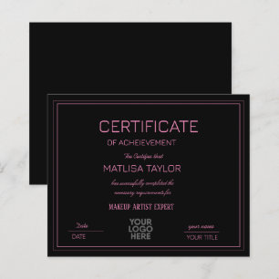 Certificate Of Achievement of Completion Award
