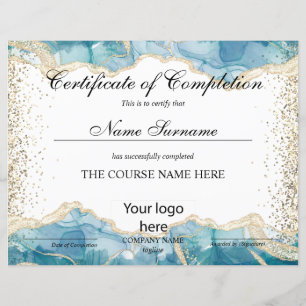 Certificate of Completion Course Completion logo
