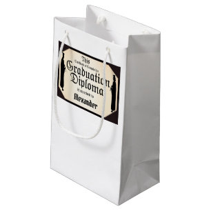 Certificate of Completion Graduation Small Gift Bag