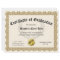 Certificate of Graduation Gold Customizable 8.5x11