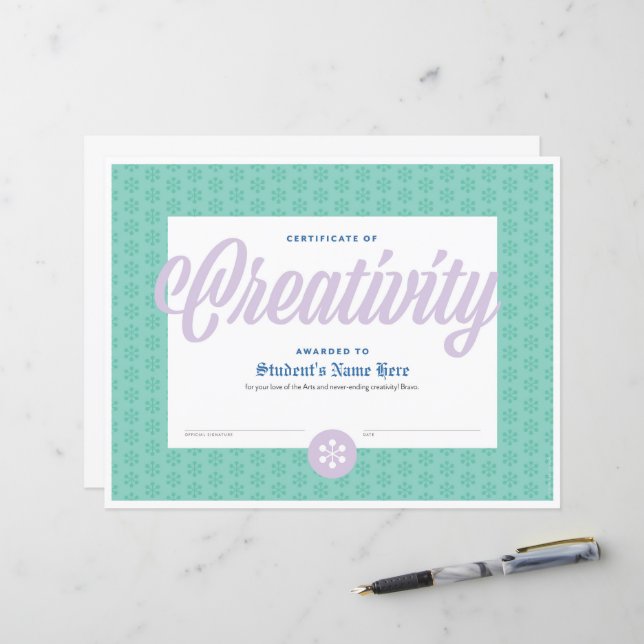 Certificate of Kindness (Front/Back In Situ)