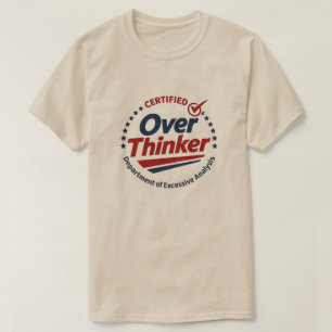 Certifié Surpenseur T-Shirt Graphique Drôle  