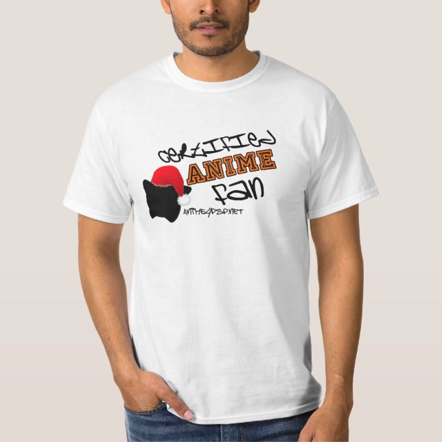 'Certified Anime Fan' Value Tshirt (Front)