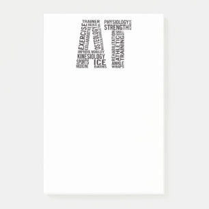 Certified Athletic Trainer AT Post-it Notes