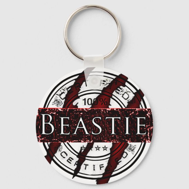 Certified Beastie Keychain (Front)
