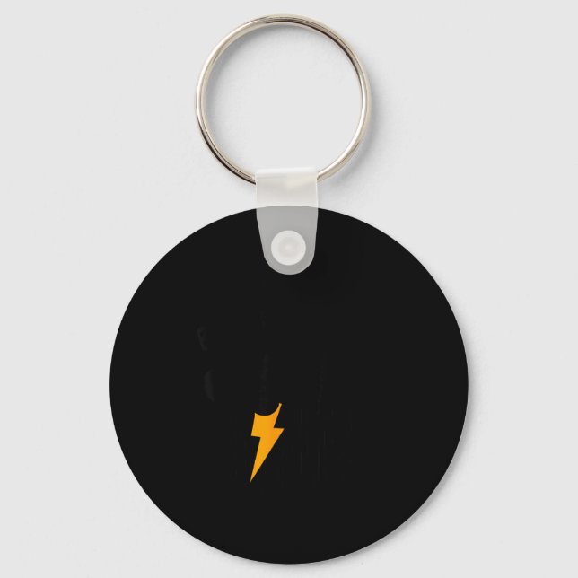 Certified Black Cloud Funny Design  Keychain (Front)