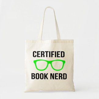 Certified Book Nerd Tote Bag