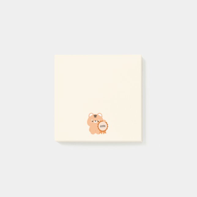 Certified Burnt Out TIger Post-it Notes (Front)