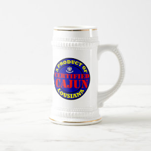 CERTIFIED CAJUN BEER STEIN