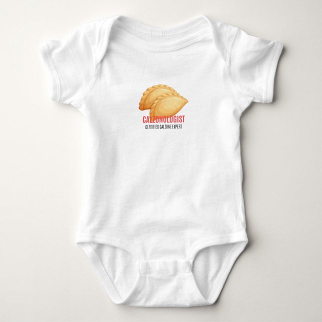 CERTIFIED CALZONE EXPERT BABY BODYSUIT (Front)