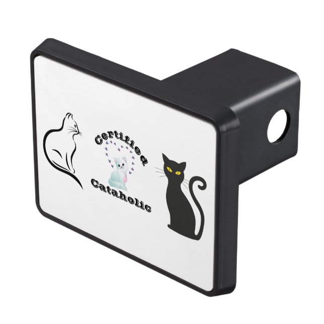 Certified Cataholic Trailer Hitch Cover (Top Right)