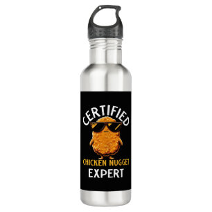  Certified Chicken Nugget Expert 710 Ml Water Bottle