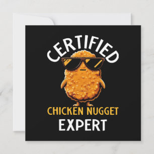  Certified Chicken Nugget Expert Invitation