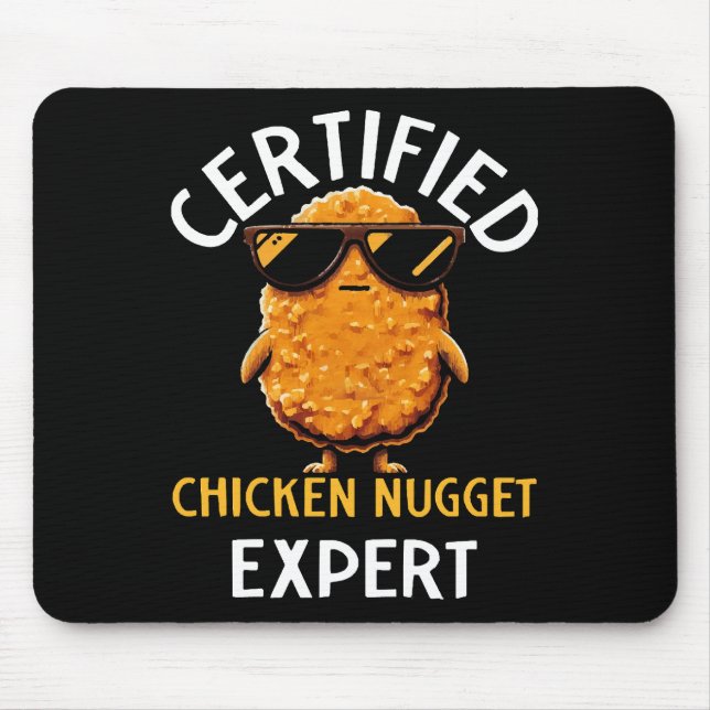  Certified Chicken Nugget Expert Mouse Pad (Front)