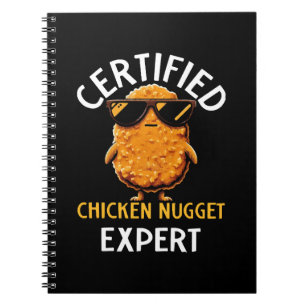  Certified Chicken Nugget Expert Notebook