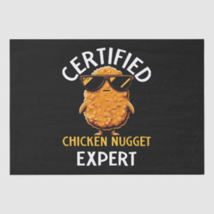 Certified Chicken Nugget Expert Tissue Paper