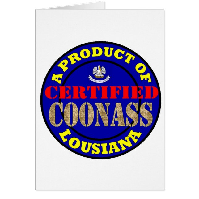 CERTIFIED COONASS (Front)