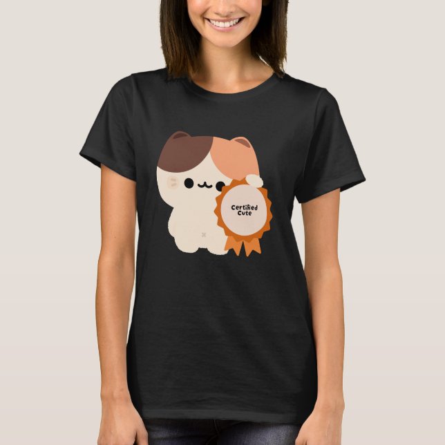 Certified Cute Cat T-Shirt (Front)