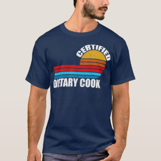 Certified Dietary Cook retro vintage job title T-Shirt