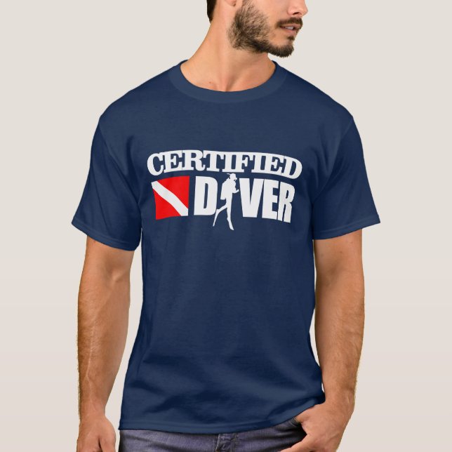 Certified Diver 2 Apparel T-Shirt (Front)