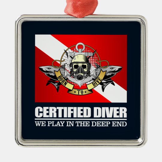 Certified Diver (BDT)2 Metal Ornament