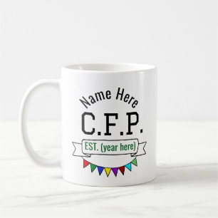 Certified Financial Planner CFP Personalized Coffee Mug
