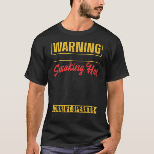 Certified Forklift Truck Operator Girlfriend Vinta T-Shirt