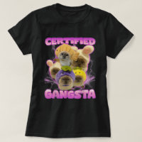 Certified Gangsta Kawaii Cat Meme Girls Teens Cats
