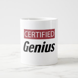Certified Genius Large Coffee Mug