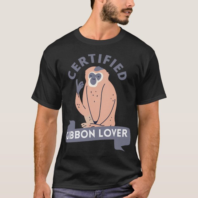 Certified Gibbon Lover T-Shirt (Front)