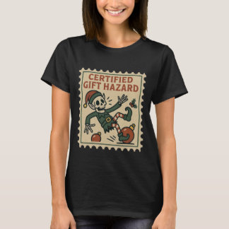 Certified Gift Hazard Skeleton Elf Women’s T-Shirt