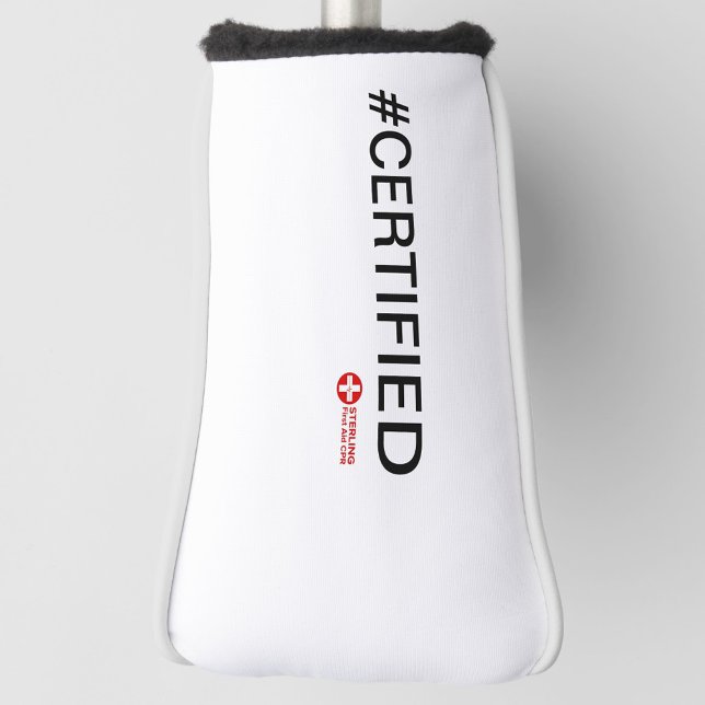 #CERTIFIED  GOLF HEAD COVER (Elevate your golf game with the #CERTIFIED Golf Putter Head Cover. )