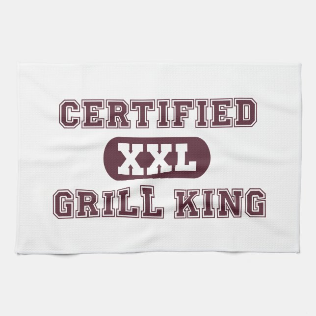 Certified Grill King Kitchen Towel (Horizontal)