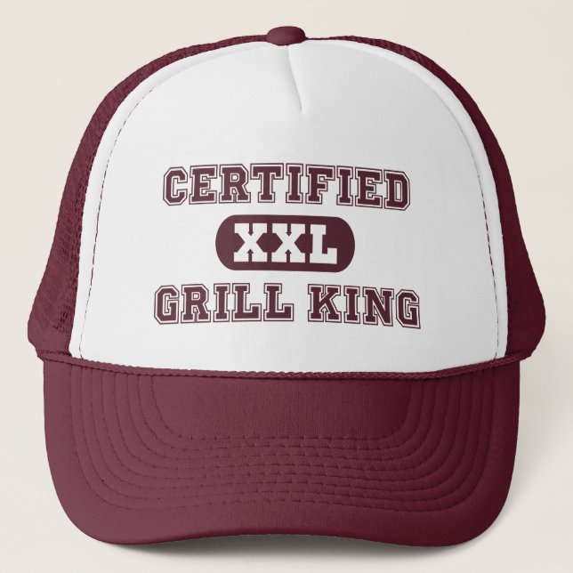 Certified Grill King Trucker Hat (Front)