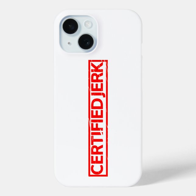 Certified Jerk Stamp Case-Mate iPhone Case (Back)